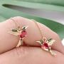 Hummingbird Earrings For Women Threader Earrings Dangle Drop Earrings Crystal Tassel Earrings Rhinestone Diamond Stud Earrings Thanksgiving Day Gift Fashion Jewelry For Women Girls 2 Pairs