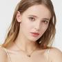 Showfay Necklace for Women, Roman Numeral Circle Necklace Suitable for Daily Life, at Work, or Party, Retro Women Necklace with Cubic Zirconia for Valentine’s Day/Holiday/Festival Gift
