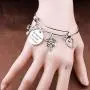 Eigso Nurse Bracelet Keychain She Believed She Could RN LVN LPN Nurse Stethascope Charm Nursing School Graduation Gift Inspirational Nurse Jewelry