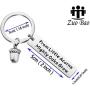 Zuo Bao Teacher Keychain Teacher Appreciation Gift Thank You Gift for Teacher from Little Acorns Mighty Oaks Grow Acorn Keychain Teachers Day Gift