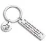 AKTAP Dumbo Inspired Keychain The Every Things That Held You Down are Going to Carry You Up Up and Up Flying Elephant Pendant Keychain Inspirational Graduation Gift
