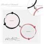 Leather Made Magnetic Couples Bracelets - Sweet Heart, Leather, Mutual Attraction Bracelets for Boyfriend Girlfriend Men Women Long Distance Him and Her