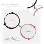 Leather Made Magnetic Couples Bracelets - Sweet Heart, Leather, Mutual Attraction Bracelets for Boyfriend Girlfriend Men Women Long Distance Him and Her