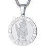 FaithHeart Saint Christopher/Jude/Joseph/Anthony/Thomas/Benedict/Patrick Necklace Stainless Steel Catholic Patron Saints Medal Jewelry Blessings Amulet Customize Available FaithHeart Saint Christopher/Jude/Joseph/Anthony/Thomas/Benedict/Patrick Necklace Stainless Steel Catholic Patron Saints Medal Jewelry Blessings Amulet Customize Available