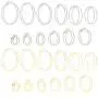 Hoop Earrings Set for Women (Gold, Silver, 24 Pairs) Hoop Earrings Set for Women (Gold, Silver, 24 Pairs)