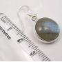 SilverStarJewel Bijoux 14 x 14 mm Labradorite Earrings 1.3'' Sterling Silver