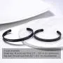 PROSTEEL 316L Stainless Steel Inspirational Bracelet for Men Women, Black/18K Real Gold Plated Cuff Bracelet, Friendship Jewelry, Fit Wrist 5.5'' to 8.1'' (Adjustable), Come Gift Box PROSTEEL 316L Stainless Steel Inspirational Bracelet for Men Women, Black/18K Real Gold Plated Cuff Bracelet, Friendship Jewelry, Fit Wrist 5.5'' to 8.1'' (Adjustable), Come Gift Box