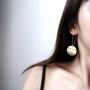 Jertom 14K Gold Plated Stud Earrings, Drop Dangle Long Earrings, Fashion Jewelry for Women Girls
