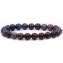 Amandastone Natural Gem Semi Precious Gemstone 8mm Ball Beads Stretch Bracelet 7 Inch