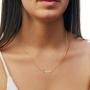 IEFSHINY Custom Name Necklace Personalized, 14K Gold Plated Name Necklace Personalized Charm Jewelry Gift for Women Customized Name Necklace Dainty Letter Name Necklace Gold Rose Gold Silver