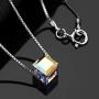 Sisters Gifts from Sister 925 Sterling Silver Double Circle Necklace for Women Friends Gifts Christmas Gifts