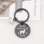 WSNANG Sheep Lover Gift Easily Distracted by Sheep Keychain Sheep Jewelry Gift for Sheep Farmer Sheep Herder Sheep Owner