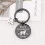 WSNANG Sheep Lover Gift Easily Distracted by Sheep Keychain Sheep Jewelry Gift for Sheep Farmer Sheep Herder Sheep Owner