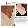 Fdesigner Fashion Layered Long Necklace Coin Pendant Necklaces Chain Charm Necklace Jewelry for Women and Girls Fdesigner Fashion Layered Long Necklace Coin Pendant Necklaces Chain Charm Necklace Jewelry for Women and Girls