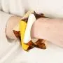 RIAH FASHION Lightweight Acrylic Statement Bracelet - Mottled Acetate Bangle Tortoise Shell, Leopard Animal Marbled Open Cuff, Chunky Square RIAH FASHION Lightweight Acrylic Statement Bracelet - Mottled Acetate Bangle Tortoise Shell, Leopard Animal Marbled Open Cuff, Chunky Square