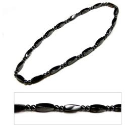 Accents Kingdom 3X Power Mens Magnetic Hematite Twist Bead Necklace