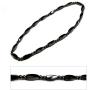 Accents Kingdom 3X Power Mens Magnetic Hematite Twist Bead Necklace