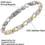 Magnetic Bracelets for Women Titanium Steel Therapy Bracelet Pain Relief for Arthritis 3501 Gauss Magnets Titanium Steel Adjustable Bracelets Magnetic Bracelets for Women Titanium Steel Therapy Bracelet Pain Relief for Arthritis 3501 Gauss Magnets Titanium Steel Adjustable Bracelets