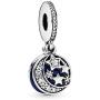 Pandora Jewelry Moon and Night Sky Cubic Zirconia Dangle Charm in Sterling Silver