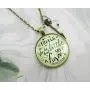 Gutsy Goodness Though She Be But Little Necklace Shakespeare Fierce Quote Arrow Jewelry 24''