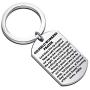 WUSUANED Oilfield Worker Gift Oilfield Workers Prayer Keychain Oilfield Wife Jewelry Gift for Girlfriend Daughter