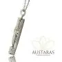 Austaras Hawaiian Turtle Bar Necklace - 925 Sterling Silver Plated Stainless Steel Whistle Pendant Austaras Hawaiian Turtle Bar Necklace - 925 Sterling Silver Plated Stainless Steel Whistle Pendant