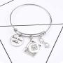 Book Lover Gift Bookworm Gift Book Nerd Bracelet Book Club Teacher Bracelet Librarian Gift Readers Gift Writer Author Bracelet