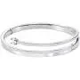 SWAROVSKI Womens Fresh Bangle Bracelet Collection, Rhodium Finish, Clear Crystals SWAROVSKI Womens Fresh Bangle Bracelet Collection, Rhodium Finish, Clear Crystals