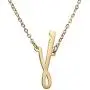 AOLO Initial Necklace 26 Letters from A-Z Stainless Steel Silver and Gold Color