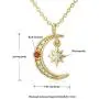 You are My Queen-10K 14K 18K Gold Womens Necklace, Crescent Moon and Star Pendant Necklace, Queen Crown Necklace, Solid Gold Moissanite Wing Necklace Jewelry for Women You are My Queen-10K 14K 18K Gold Womens Necklace, Crescent Moon and Star Pendant Necklace, Queen Crown Necklace, Solid Gold Moissanite Wing Necklace Jewelry for Women