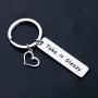 HOLLP The Good Place Inspired Gift Ted Danson Quote Jewelry Take It Sleazy Keychain The Good Place Fans Gift