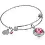 Alex and Ani Halos & Glories, October Crystal Shiny Silver Bangle Bracelet Alex and Ani Halos & Glories, October Crystal Shiny Silver Bangle Bracelet