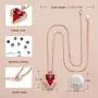 CDE Angel Wing Love Heart Necklaces for Women Silver Tone/Gold Tone Pendant Valentines Day Jewelry Gifts for Women Mom/Wife/Sister CDE Angel Wing Love Heart Necklaces for Women Silver Tone/Gold Tone Pendant Valentines Day Jewelry Gifts for Women Mom/Wife/Sister
