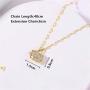 SWJEWEL Sunflower Necklace for Women 18k Gold Plated CZ Stainless Steel You are My Sunshine Girl Pendant Charm Necklace