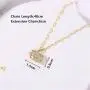 SWJEWEL Sunflower Necklace for Women 18k Gold Plated CZ Stainless Steel You are My Sunshine Girl Pendant Charm Necklace