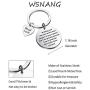 WSNANG New Job Gift Wishing You The Best in This Next Chapter of Your Career Keychain Good Luck Colleagues Goodbye Gift Coworker Leaving Jewelry New Beginnings Gift