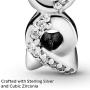 Pandora Jewelry Sparkling Infinity Spacer Cubic Zirconia Charm in Sterling Silver