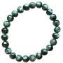 8mm Natural Green Seraphinite Bracelet, Seraphinite Crystal Jewelry For Women Lady Man Round Beads Stretch AAAAA