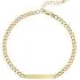 YUESUO Dainty Gold Bar Bracelet for Women Simple Delicate Curb Chain Handmade Minimalist Jewelry YUESUO Dainty Gold Bar Bracelet for Women Simple Delicate Curb Chain Handmade Minimalist Jewelry