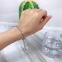 LJWVX Tennis Bracelets for Women Adjustable Bolo Style Sterling Silver with Sparkling Cubic Zirconia