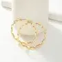 TTOCH Link Chain Hoop Earrrings Minimalist Earrings Gold Paperclip 14K Gold Plated Sterling Silver Open Hoops for Women TTOCH Link Chain Hoop Earrrings Minimalist Earrings Gold Paperclip 14K Gold Plated Sterling Silver Open Hoops for Women