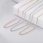 BUREI Women Long Chain Necklace Layered Necklace for Girls Adjustable Jewelry Present