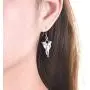 JO WISDOM Women Arwen Evenstar Earrings,925 Sterling Silver Leverback Dangle & Drop Earrings with 5A Cubic Zirconia,Elvish Jewelry for Women