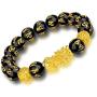 Ddgdxc Feng Shui Wealth Bracelet, Pi Xiu Obsidian Bracelet for Women Men, Good Luck Dragon Bracelet Attract Wealth Money Feng Shui Jewelry