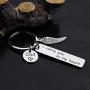 Gzrlyf I Carry You in My Heart Keychain Mom Dad Memorial Gifts for Daughter Son