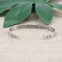Joycuff Funny Gift for Women Inspirational Bracelet Mantra Cuff Friend Encouragement Jewelry for Daughter Sister Wife Mom Friendship