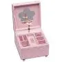 Girls Luxury Pink Music Jewelry Box with Ballerina and Little Girls Sterling Silver Heart Necklace