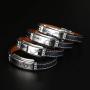 NC Genuine Leather Bracelet for Women Men, Stainless Steel Friendship Teen Girls Bracelets for Couples 12 Constellations Jewelry