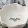 SOUHONEY S925 Sterling Silver Jewelry Bat Necklace for Women,Classic Vampire Choker witch jewelry for women Teens Child for Valentines Day with 18 inch Chain(Send Gift Box)