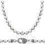 WESTMIAJW Natual Beads Beaded Choker Surfer Necklace Chains for Men,Healing Crystal Gemstone Jewelry 50/60/70cm